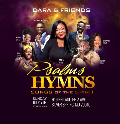 Dara & Friends: 'Psalms Hymns & Songs of the Spirit' w/ Daramuzik, Joe Mettle & More