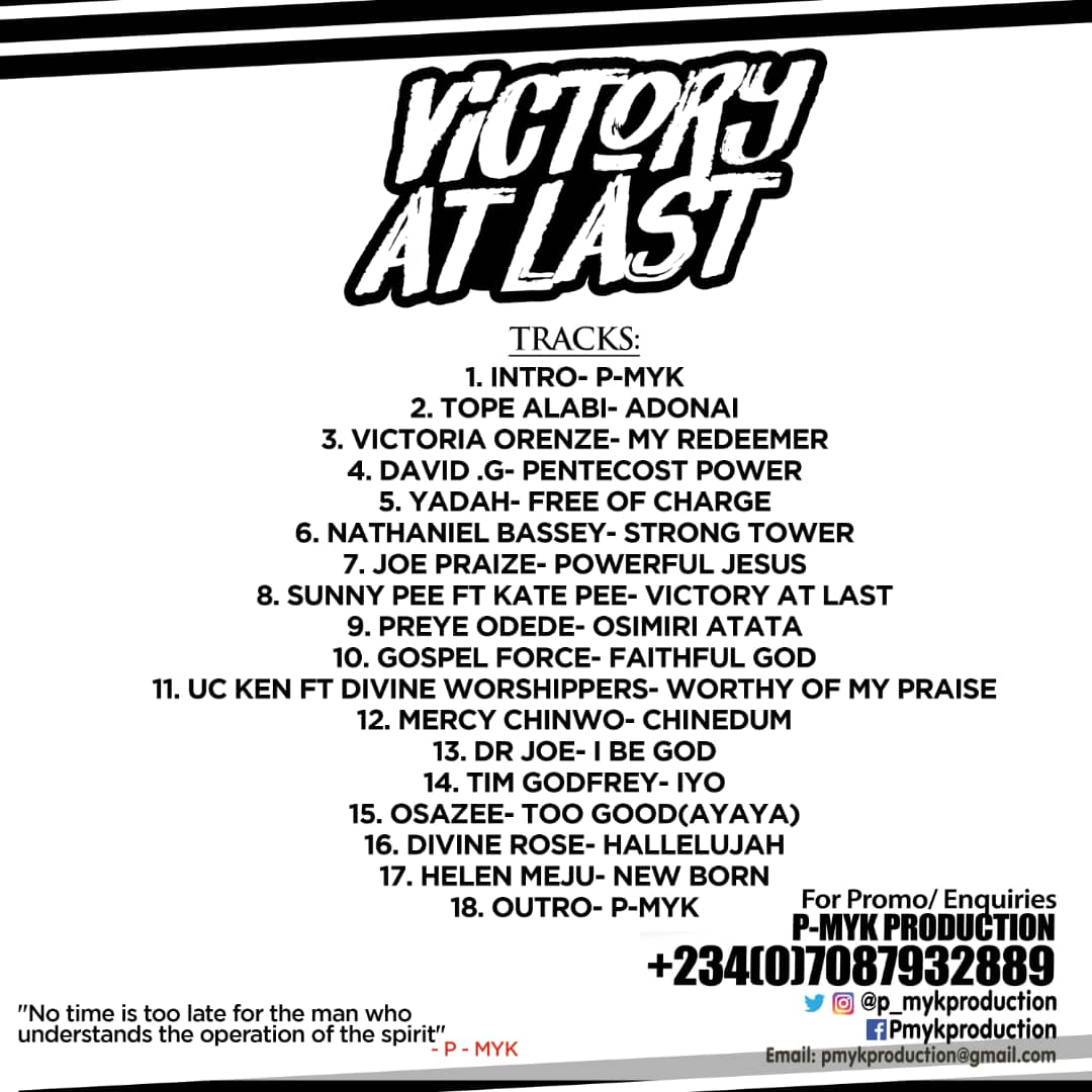 Mixtape: P-MYK Production Releases Victory at Last Mix