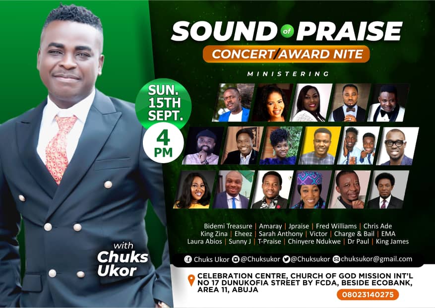 Abuja based recording artiste Chuks Ukor to host a live concert and award night