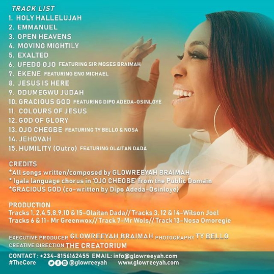 Glowreeyah Braimah’s Sophomore Album “The Core” Finally Out Glowreeyah Braimah’s Sophomore Album “The Core” Finally Out