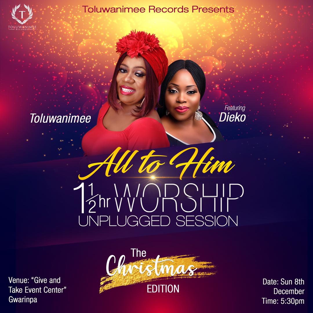 Toluwanimee is set to kick of bi-Monthly Unplugged worship session