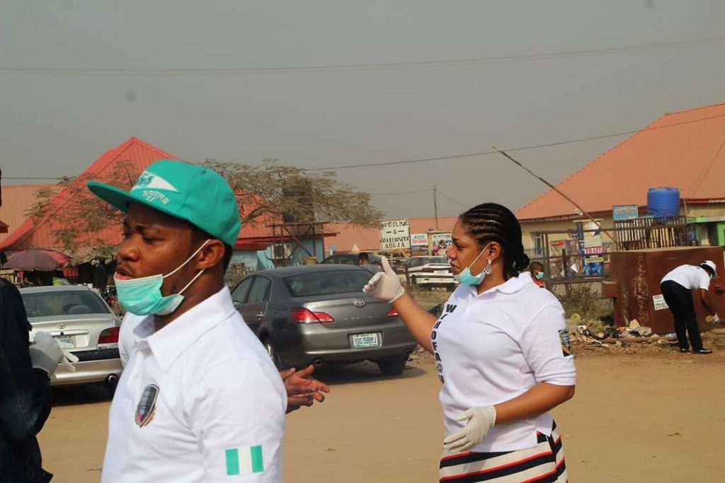 Evangelist Kufre Abasi Eyo leads WIHOFA church to Market Sanitation