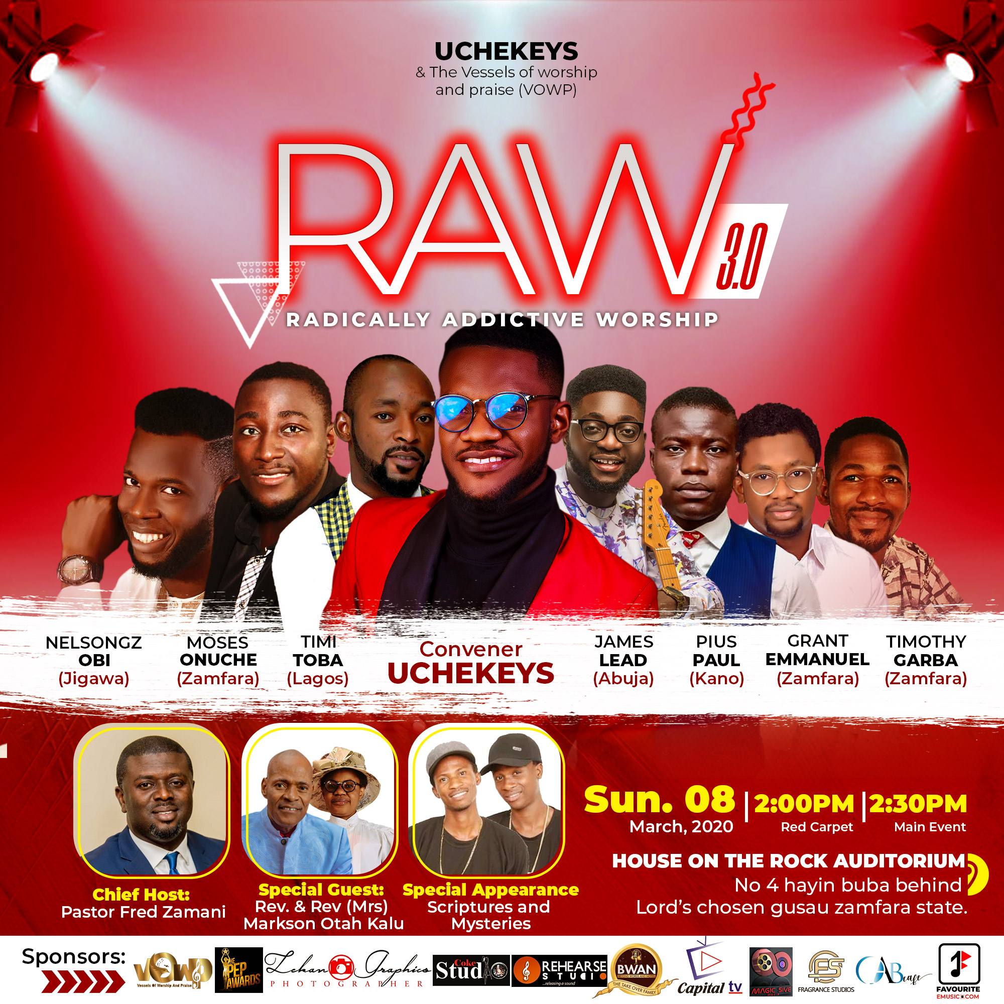 EVENT: UcheKeys and Vessels of Worship & Praise presents - RAW 3.0 Zamfara Edition