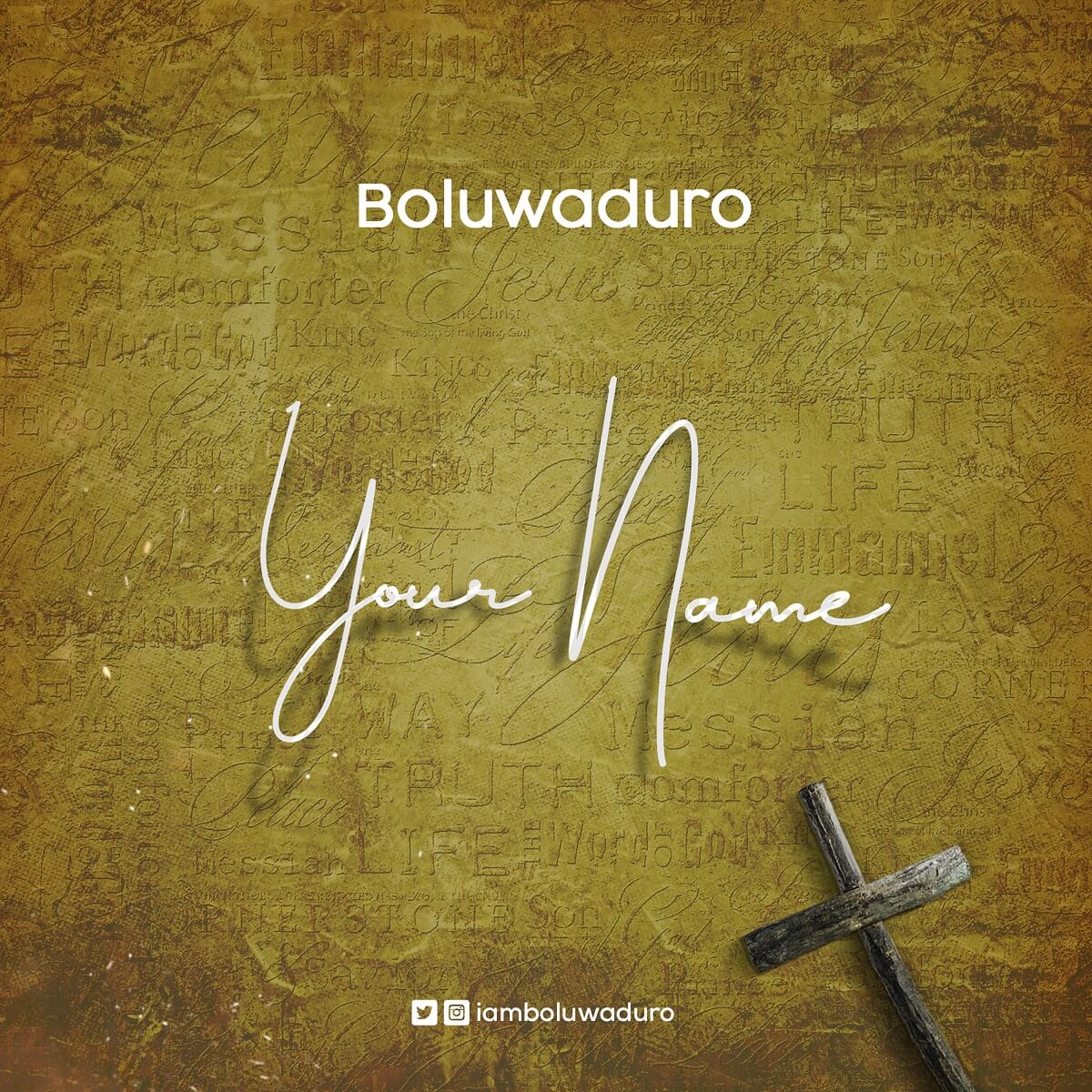 Boluwaduro Releases New Worship Anthem "Your Name"