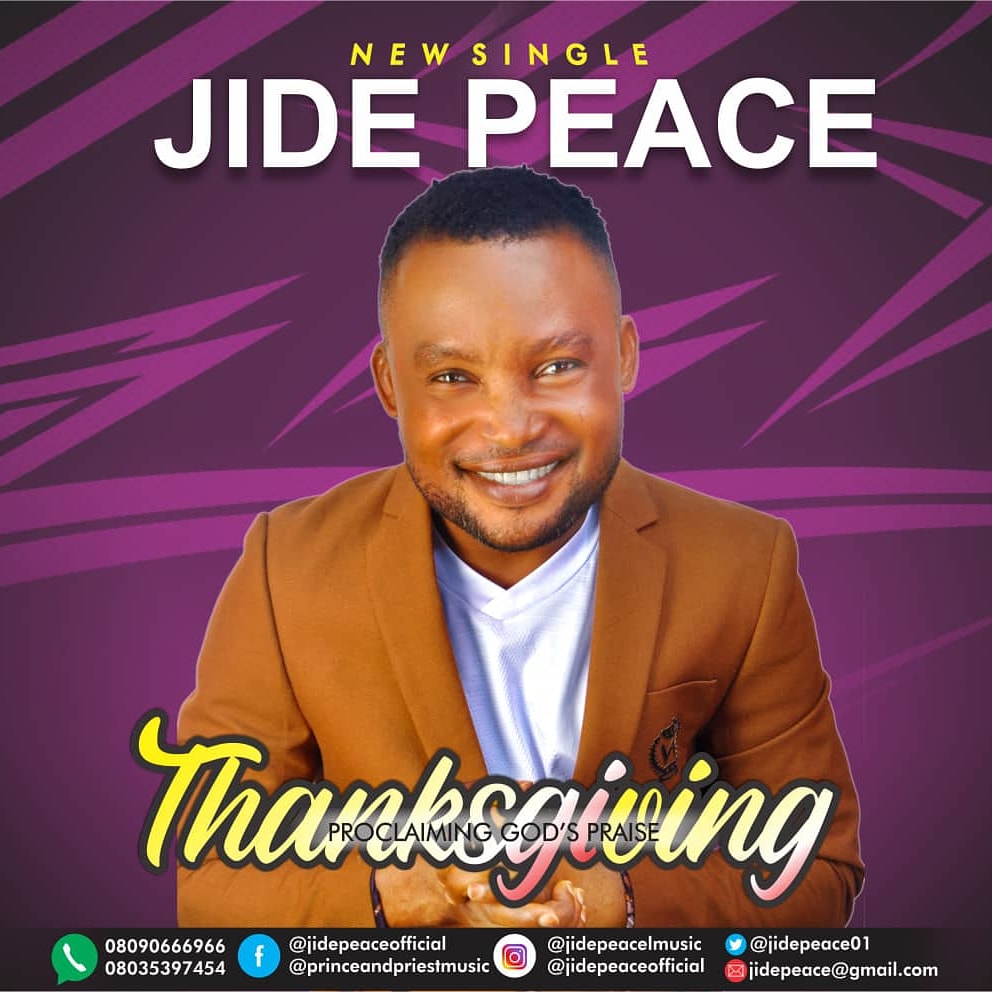 Music: Thanksgiving – Jide Peace [Free MP3 Download]
