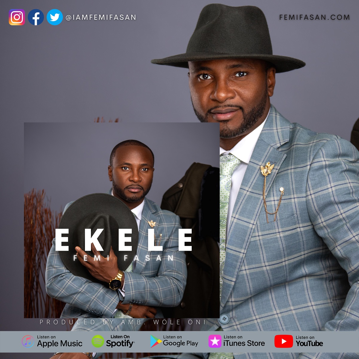Femi Fasan Releases New Single "EKELE"