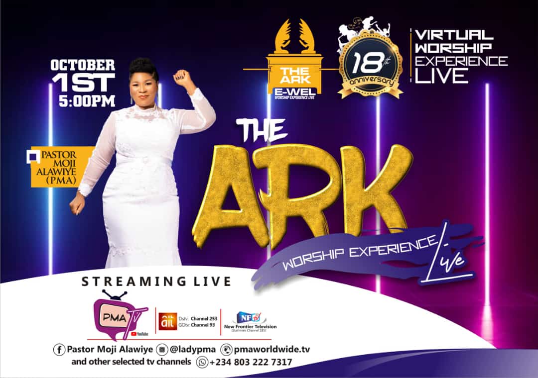 EVENT: Moji Alawiye PMA Presents "The Ark" Worship Experience Oct.1st 2020 Virtual Edition