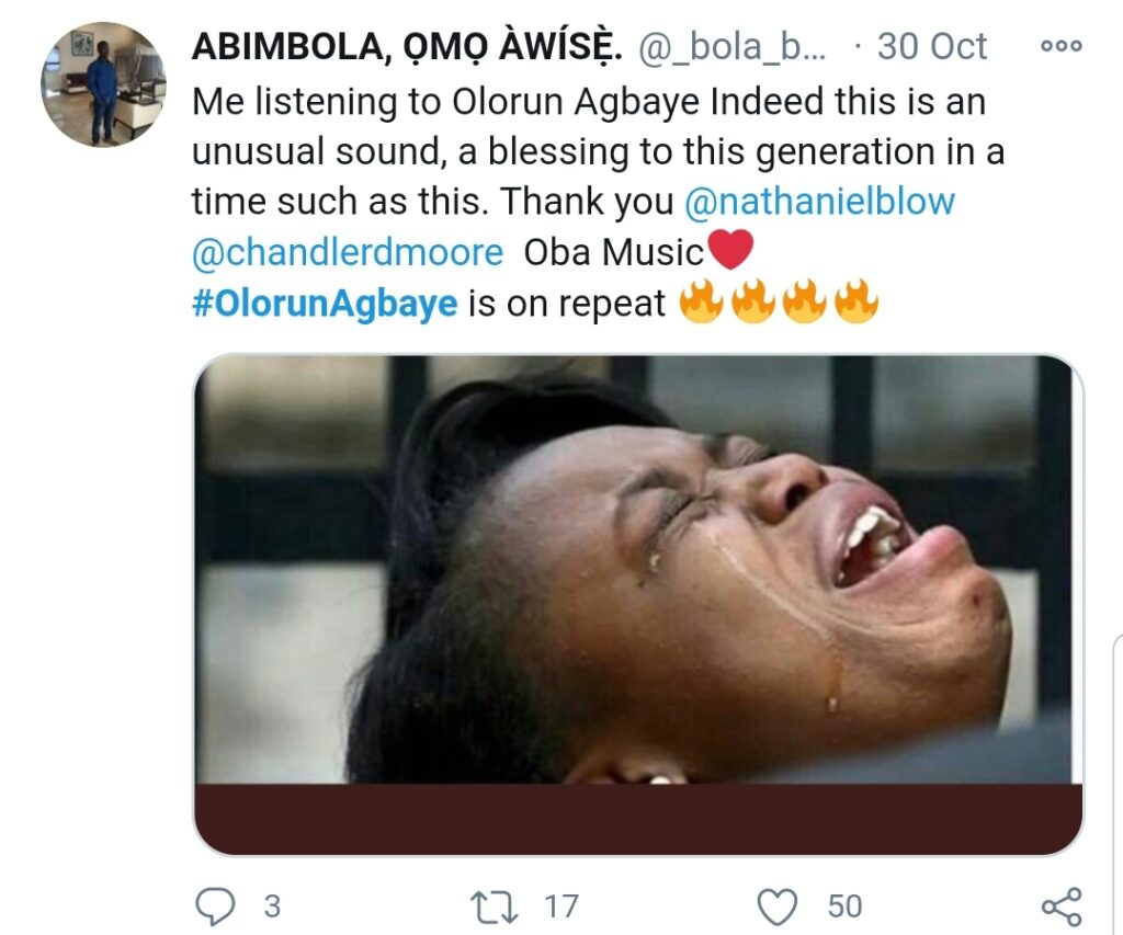 Reactions Trail Nathaniel Bassey's new release 'Olorun Agbaye'