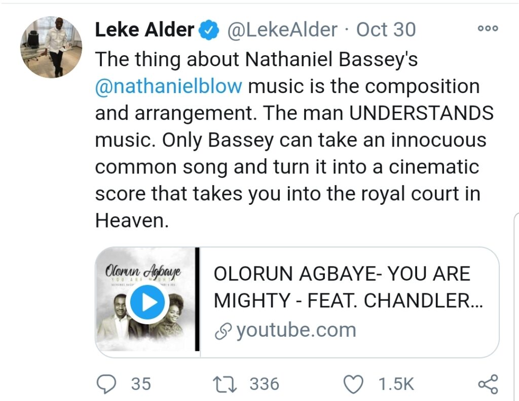Reactions Trail Nathaniel Bassey's new release 'Olorun Agbaye'