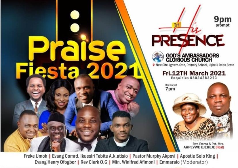 EVENT: Ughelli lights up with Praise Fiesta | March 12, 2021