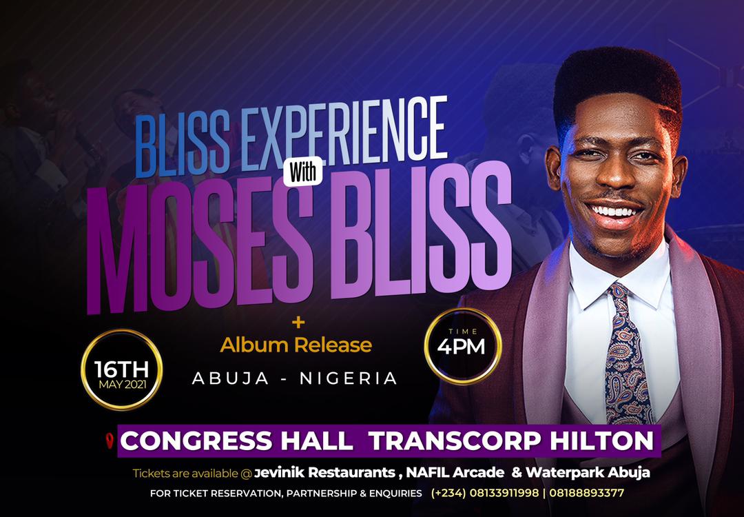 Chioma Jesus, Ada Ehi, Samsong, Solomon Lange, Joe Praize and others gear up for Moses Bliss 'Bliss Experience'