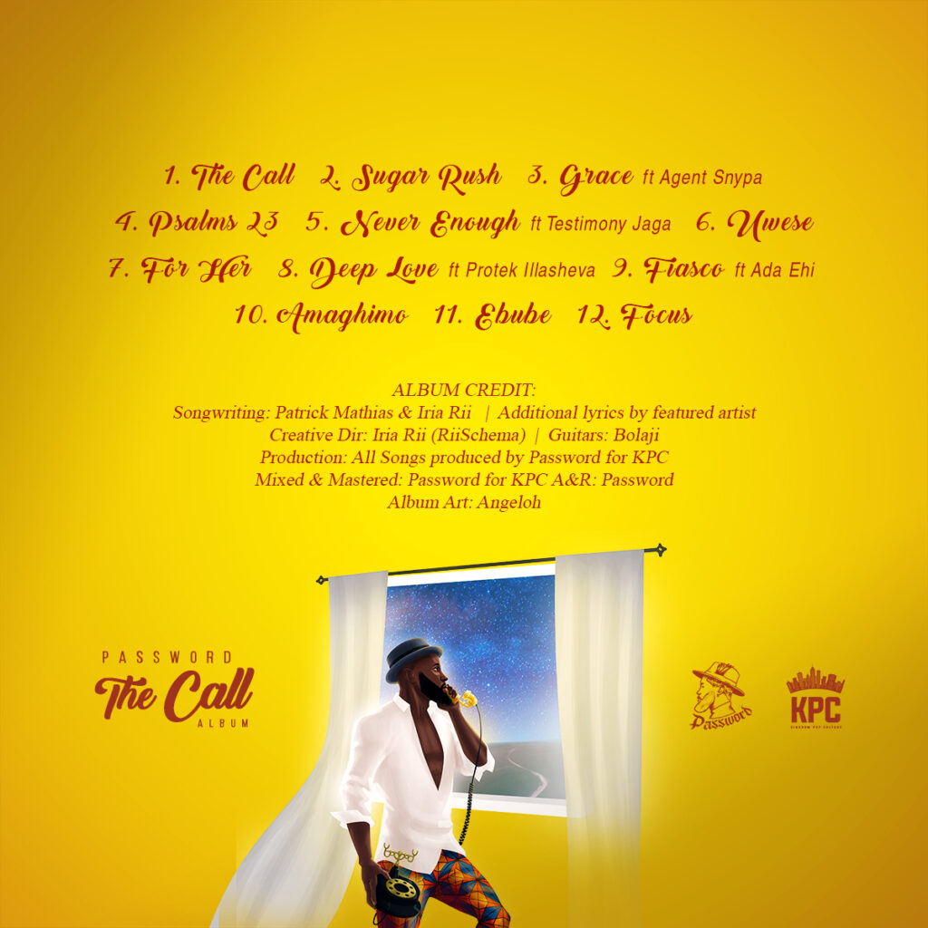 Ada Ehi, Testimony Jaga and more on The Call Album by Password Ada Ehi, Testimony Jaga and more on The Call Album by Password