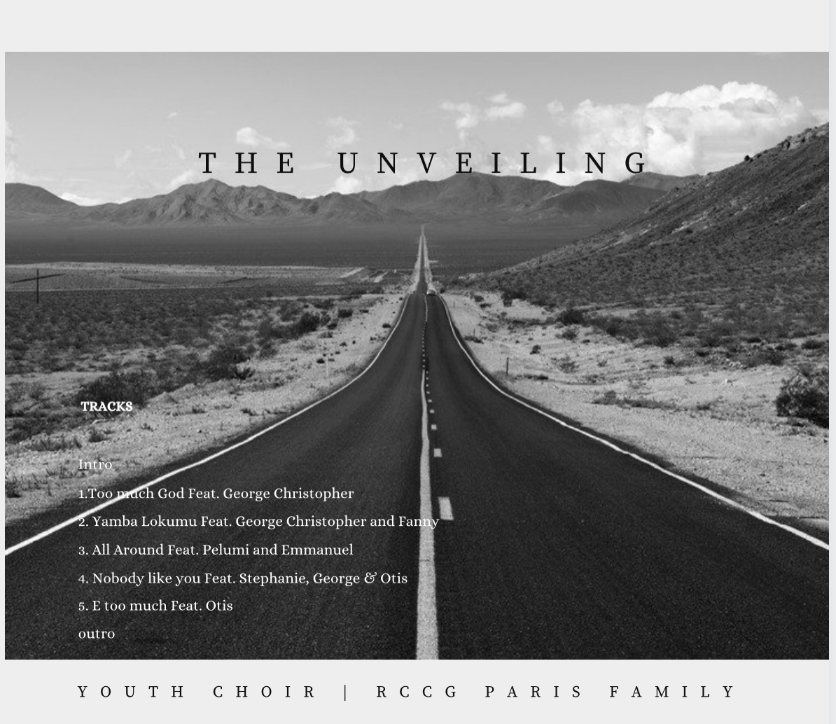 YOUTH CHOIR OF RCCG PARIS FAMILY RELEASES DEBUT ALBUM “THE UNVEILING”, DROPS MUSIC VIDEO FOR “TOO MUCH GOD”