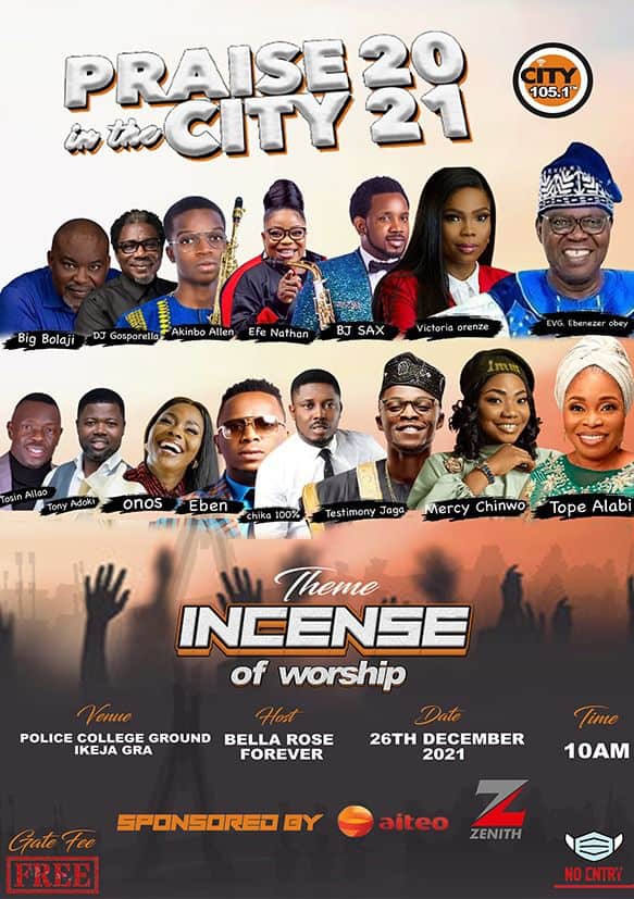 EVENT: PRAISE IN THE CITY 2021 IS HERE!