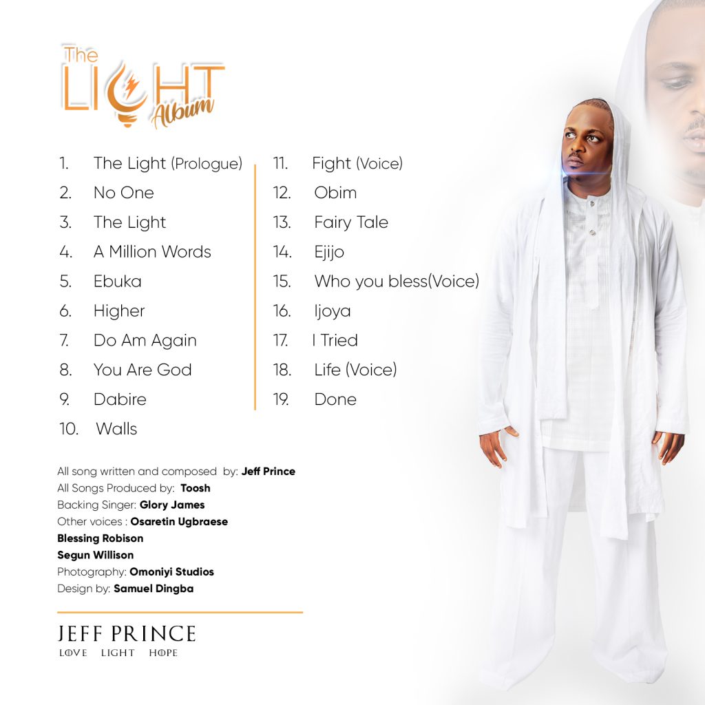 ALBUM: JEFF PRINCE – THE LIGHT [FREE DOWNLOAD]