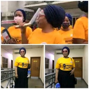 Prominent Business woman, Apostle Folorunsho Alakija Preaches the gospel on the streets Prominent Business woman, Apostle Folorunsho Alakija Preaches the gospel on the streets