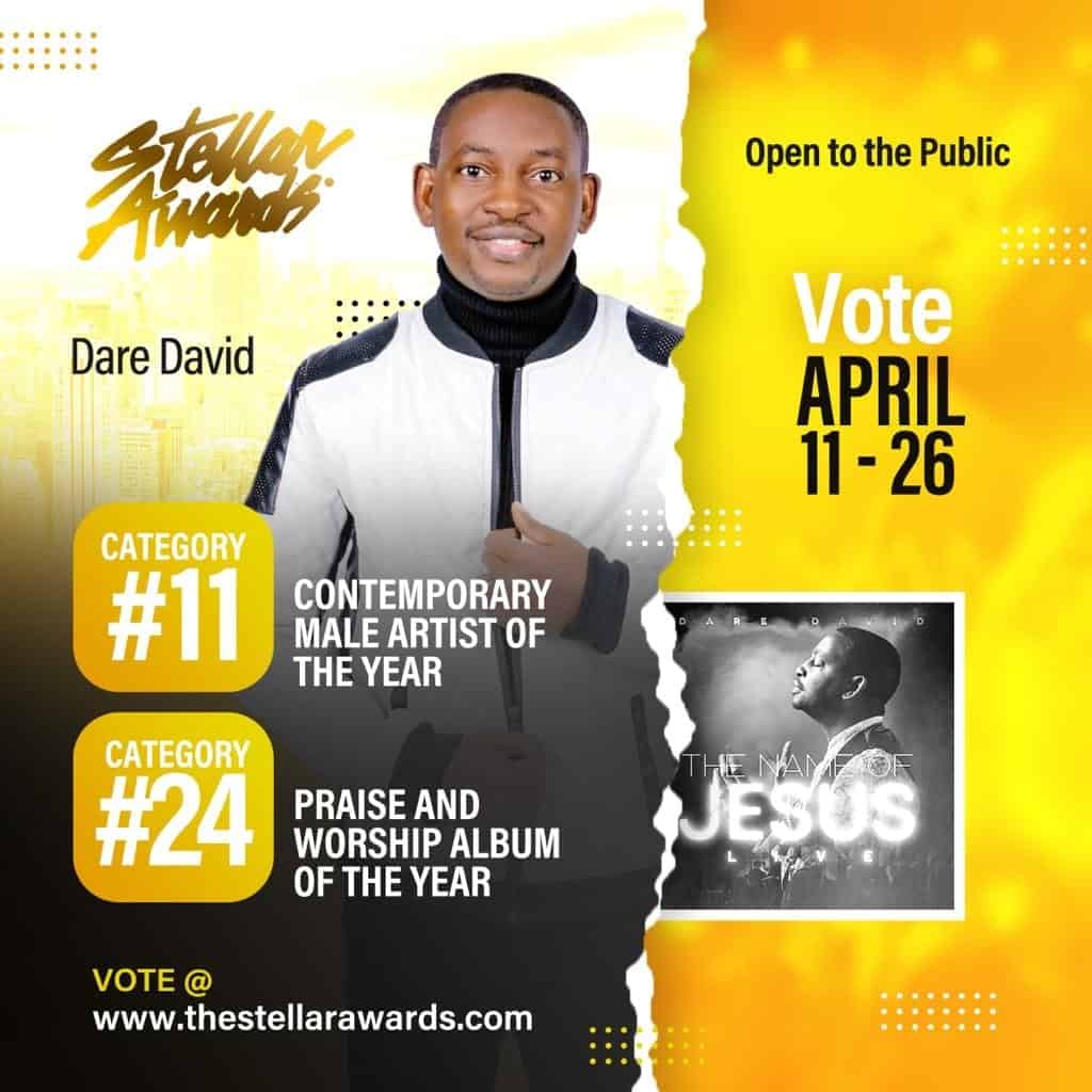 News: Dare David Gets Multiple Nominations At The Stellar Awards
