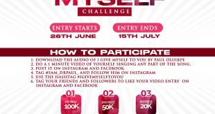 Win 100K From The "I Give Myself To You" Challenge By Dr. Paul Oluikpe