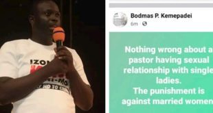 There Is Nothing Wrong About Pastor Sleeping With Single Ladies - Bayelsa Governor's Media Aide, Bodmas Kemepadei