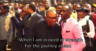 Peter Obi present at Dunamis mid-year worship vigil