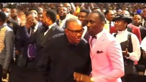 Peter Obi present at Dunamis mid-year worship vigil