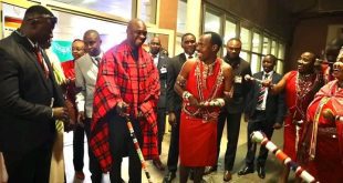 APOSTLE SELMAN GIVEN ROYAL WELCOME AT THE JOMO KENYATTA INTERNATIONAL AIRPORT