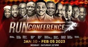 RUN CONFERENCE WITH PASTOR JERRY EZE KICK STARTS ON THE 30th OF JANUARY