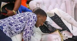 Prophet Ubert Angel Thanks Apostle Johnson Sulieman for his warm reception in Nigeria