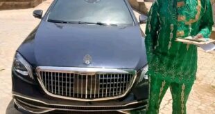 APOSTLE AROME OSAYI GIFTS HIS SPIRITUAL FATHER A CAR