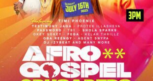 Event: Timi Phoenix Hosts Afro Gospel Crusaders Live In Concert