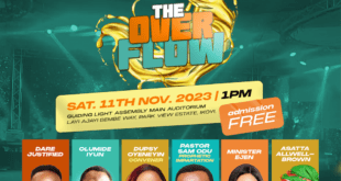 [Event] Dupsy Oyeneyin Set For Foretaste Concert 10.0, “The Overflow: A Divine Encounter for Transformation