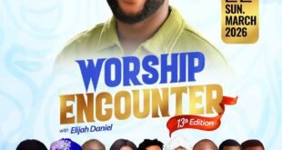 [Event News] Beejay Sax, Lilian Nneji, Onos, Lopez, Emma OMG & Others Set for Worship Encounter with Elijah Daniel. This Sunday