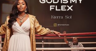 Gospel artist Kierra Sol returns with a bold new single titled “God Is My Flex"